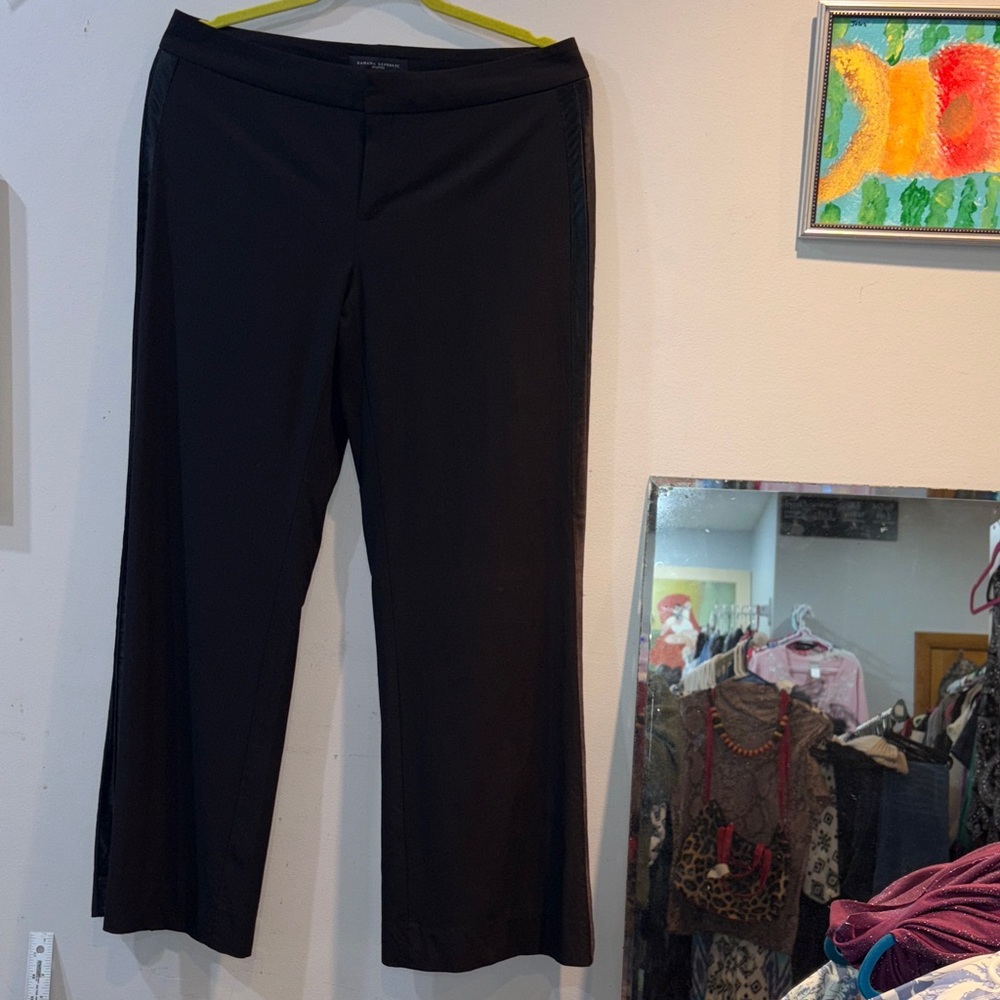 Banana Republic Black Wide-Leg Pants